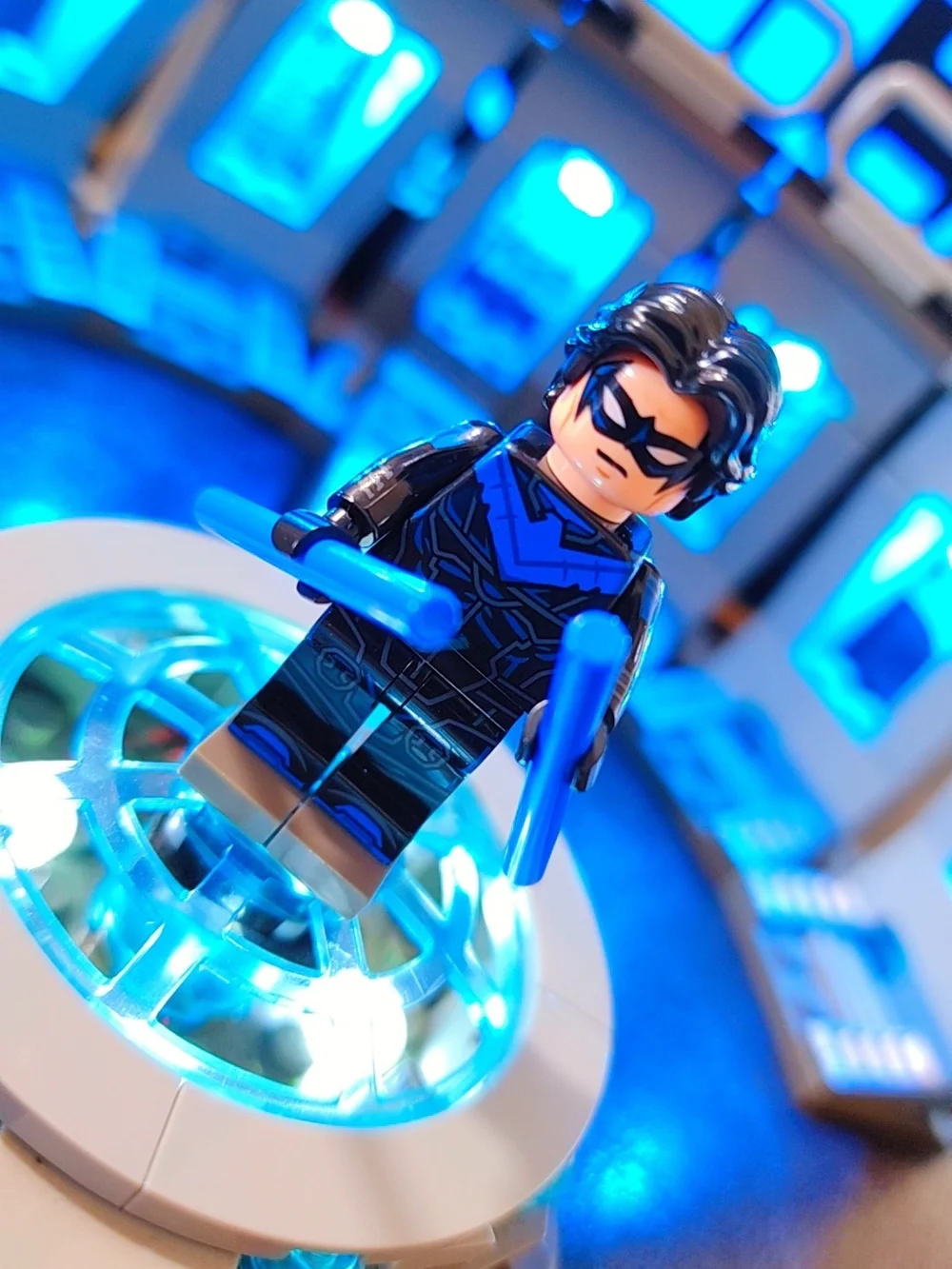 Batman Nightwing Minifigure Lego Compatible